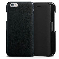 Leather FlipCase black